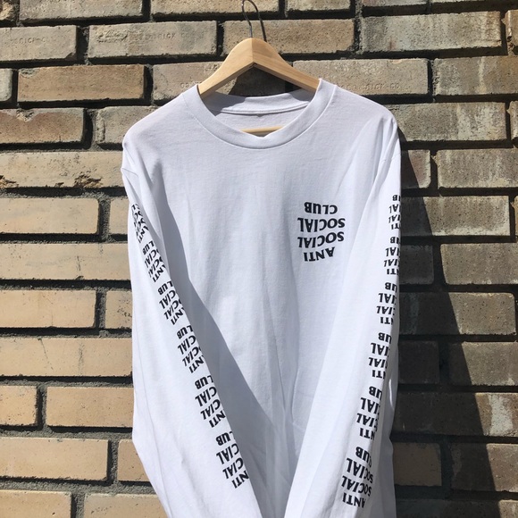 Antisocial Social Club reversed logo L/S - Picture 2 of 5